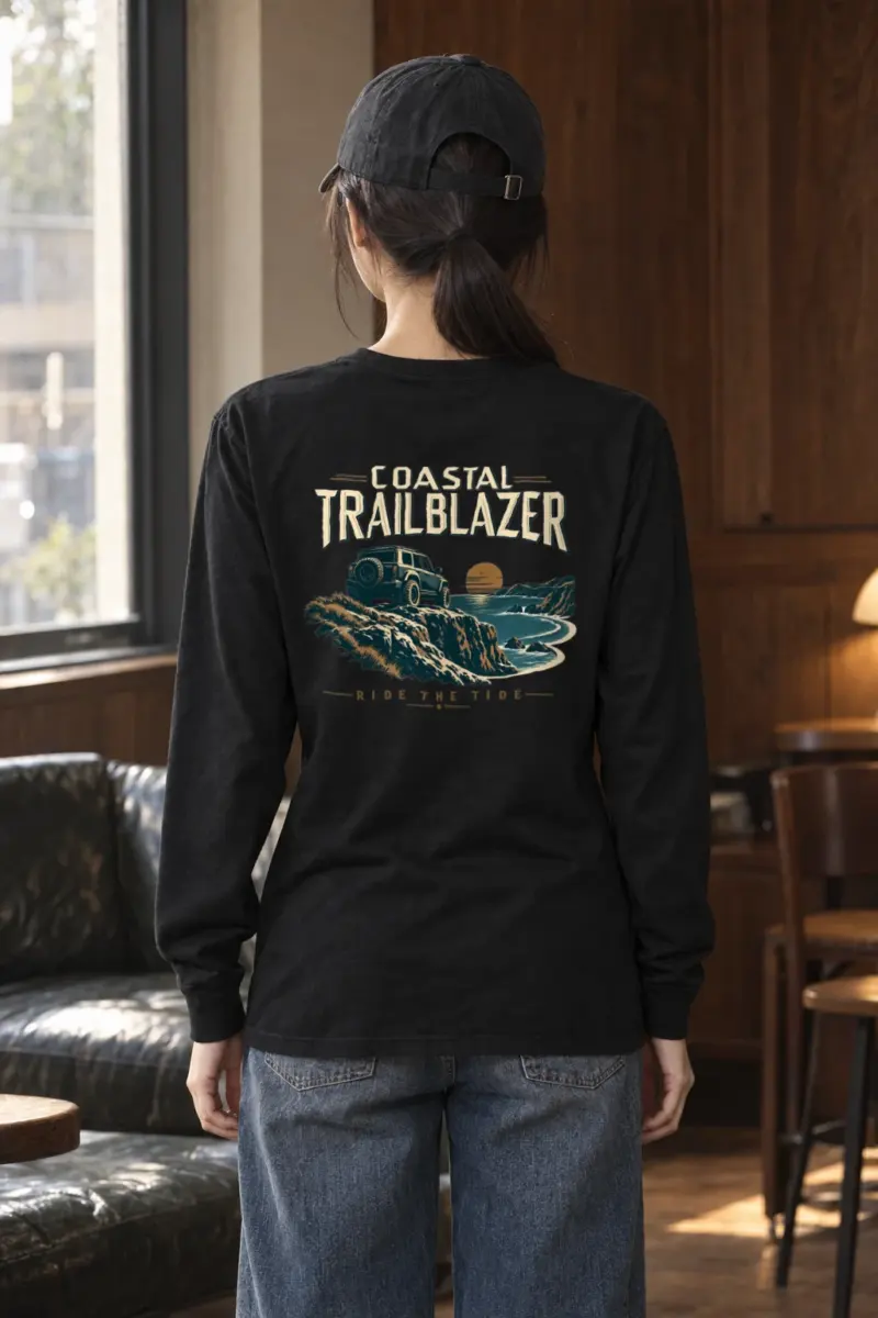 "Coastal Trailblazer" Unisex Longsleeve T-shirt