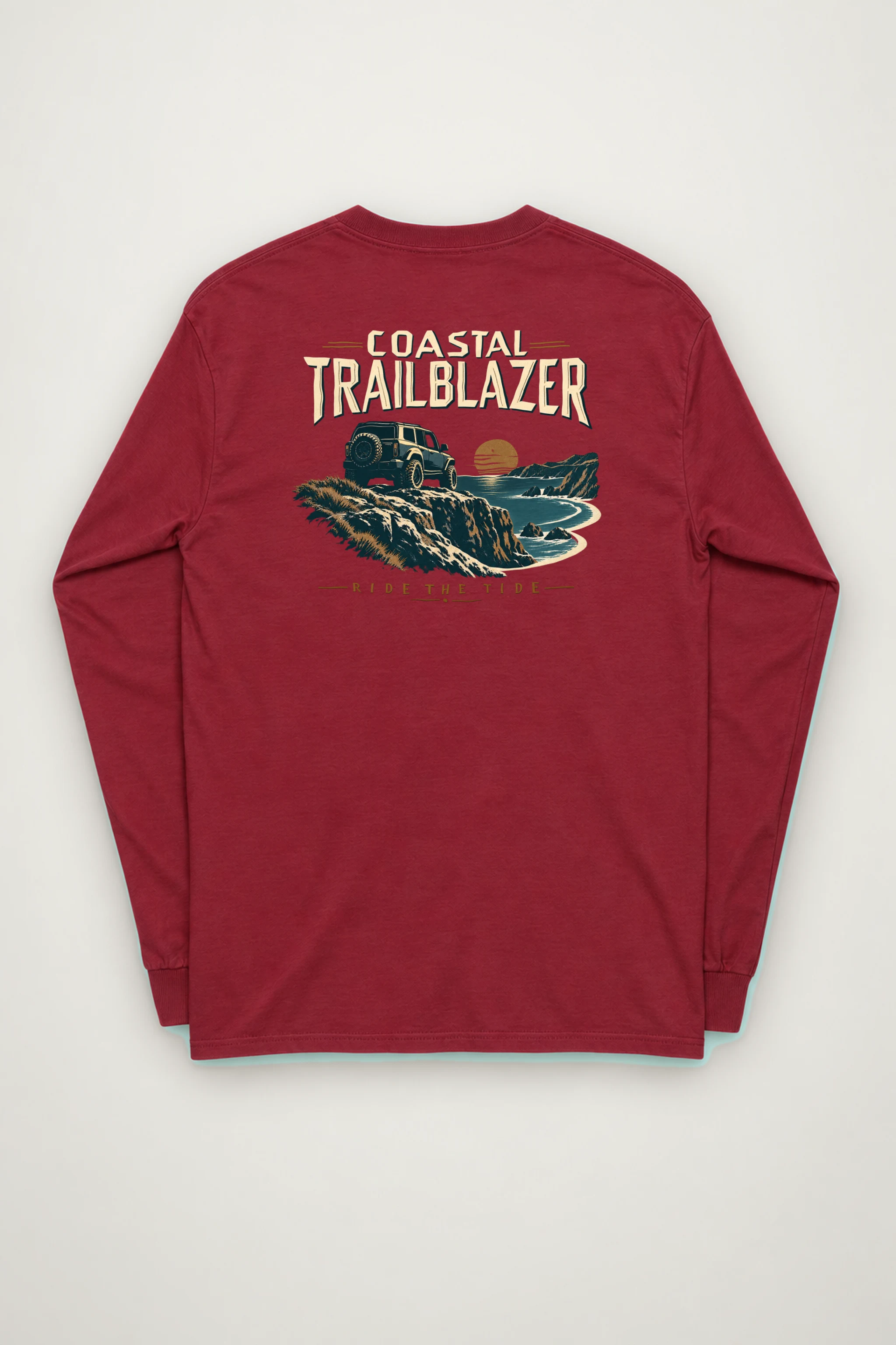 "Coastal Trailblazer" Unisex Longsleeve T-shirt