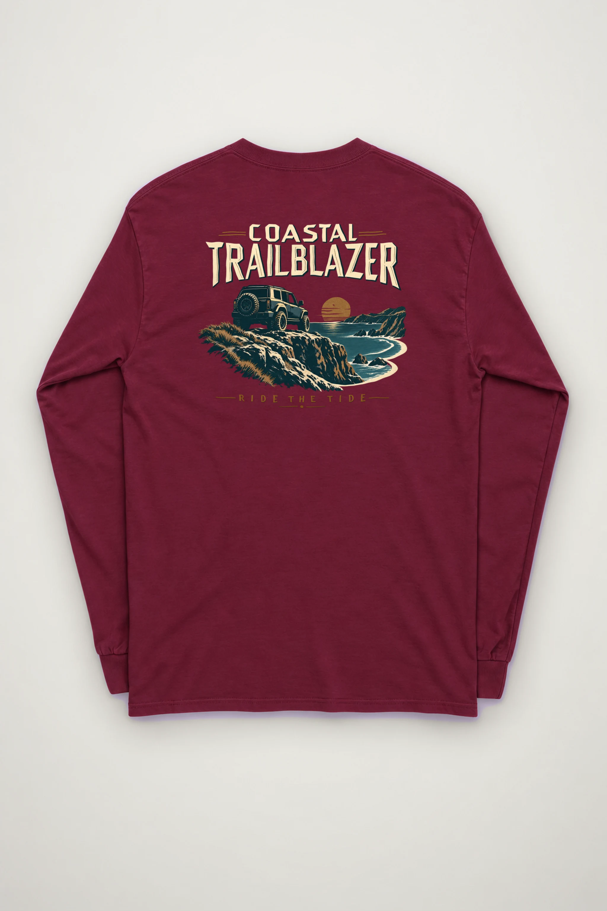 "Coastal Trailblazer" Unisex Longsleeve T-shirt