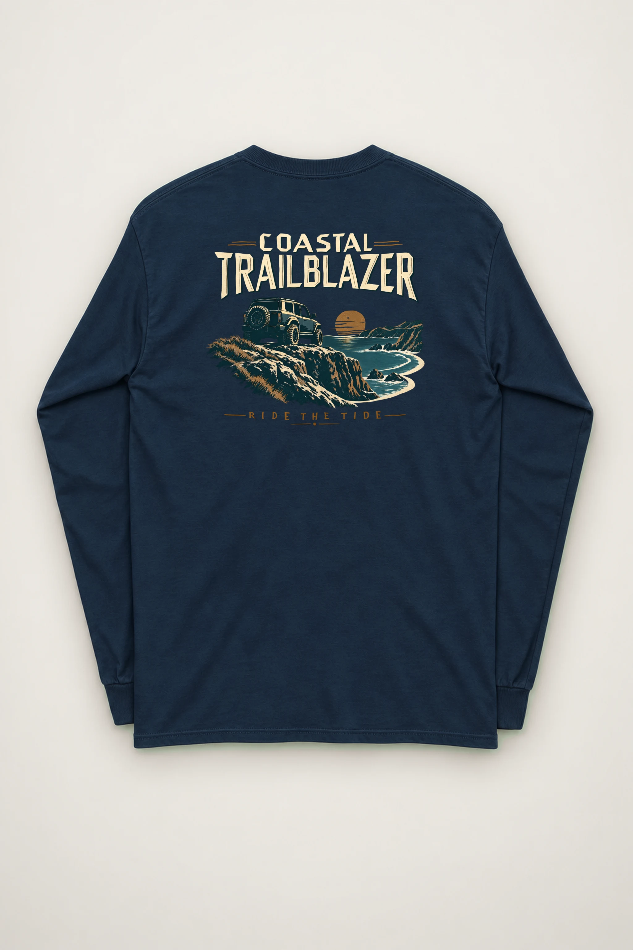 "Coastal Trailblazer" Unisex Longsleeve T-shirt