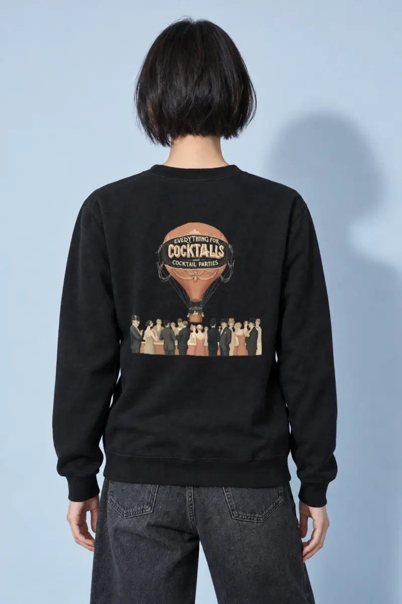 "Cocktail Party Balloon" Heavy Blend Unisex Crewneck Sweatshirt