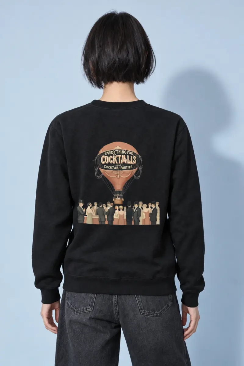 "Cocktail Party Balloon" Heavy Blend Unisex Crewneck Sweatshirt