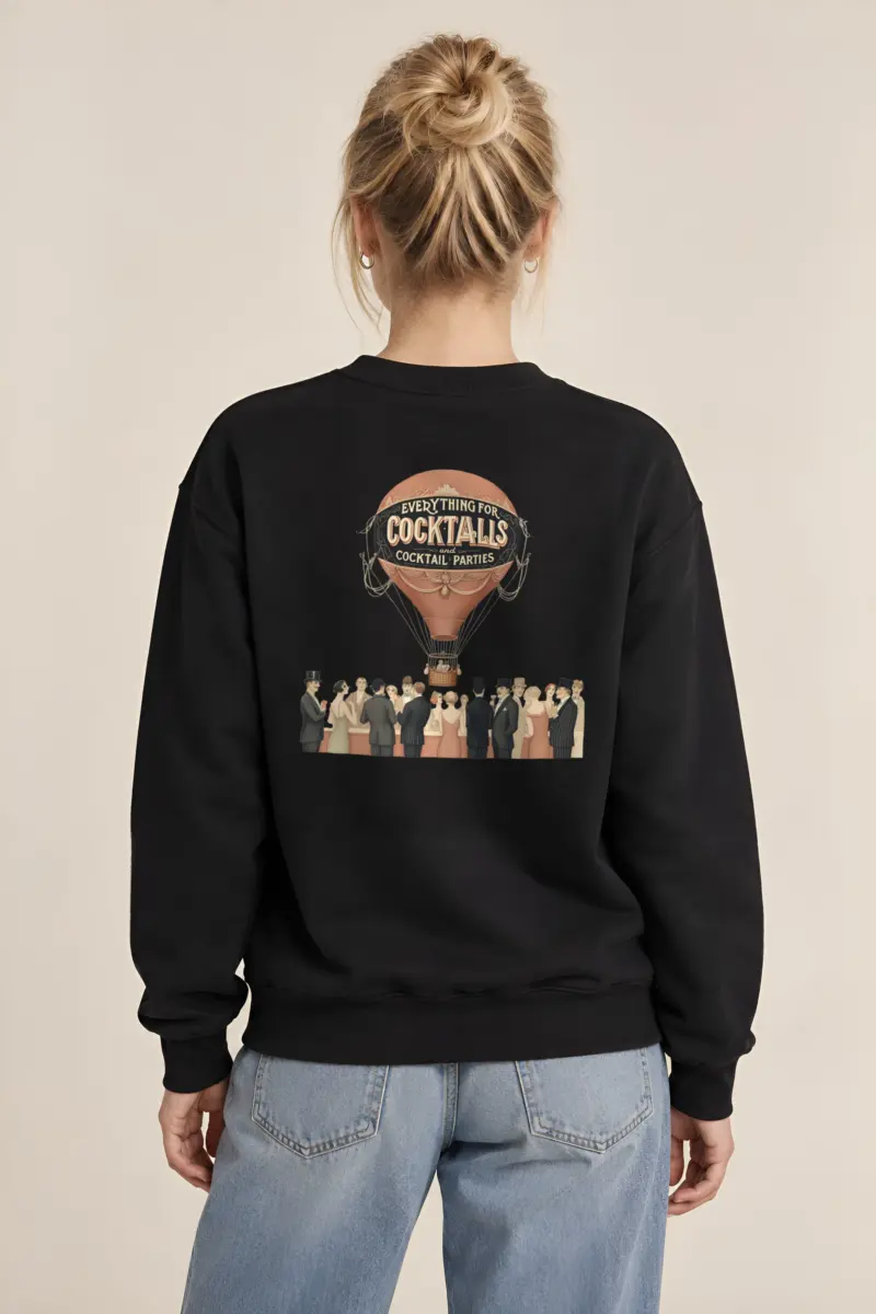 "Cocktail Party Balloon" Heavy Blend Unisex Crewneck Sweatshirt