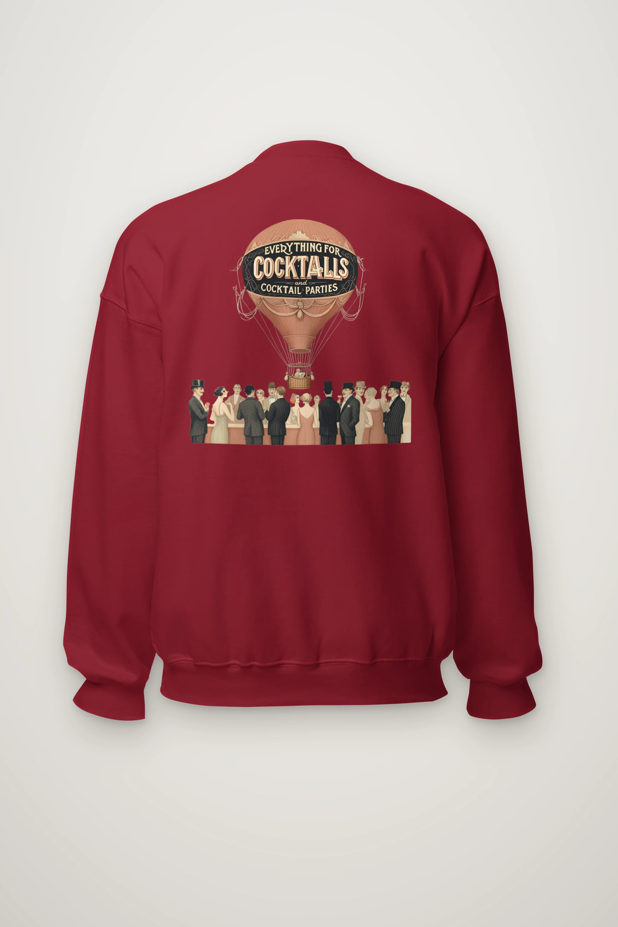 "Cocktail Party Balloon" Heavy Blend Unisex Crewneck Sweatshirt