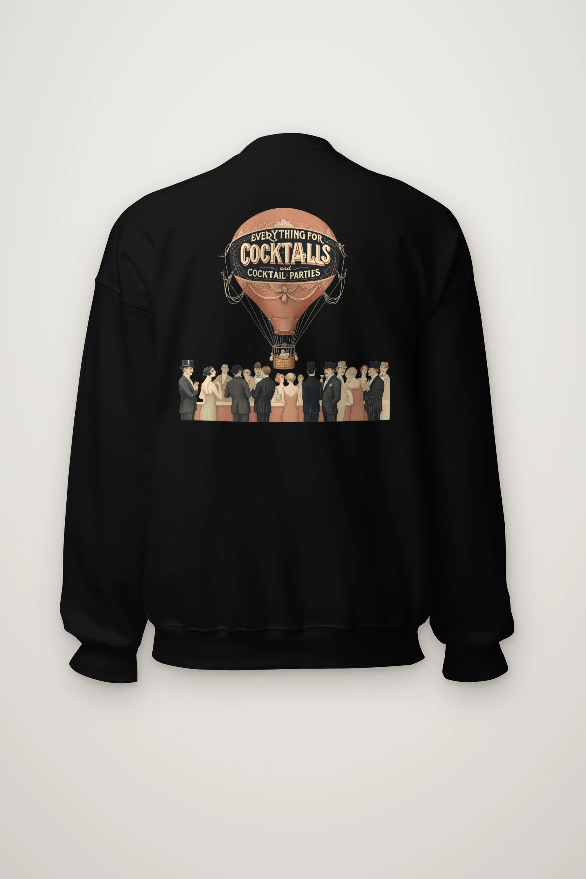"Cocktail Party Balloon" Heavy Blend Unisex Crewneck Sweatshirt