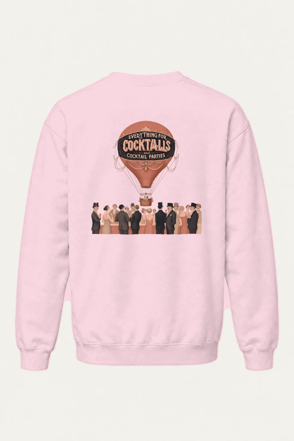 "Cocktail Party Balloon" Heavy Blend Unisex Crewneck Sweatshirt | Gildan 18000