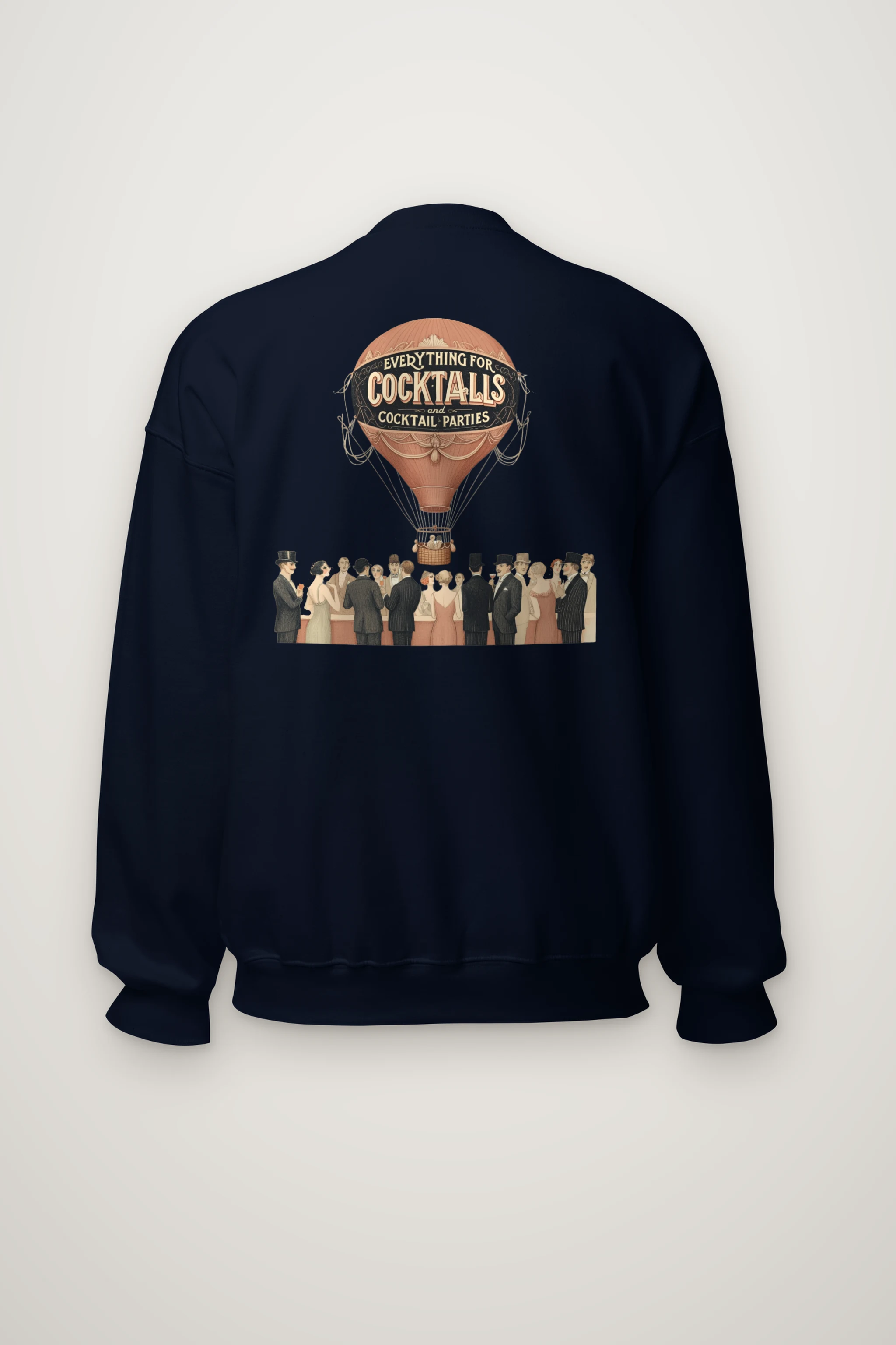 "Cocktail Party Balloon" Heavy Blend Unisex Crewneck Sweatshirt