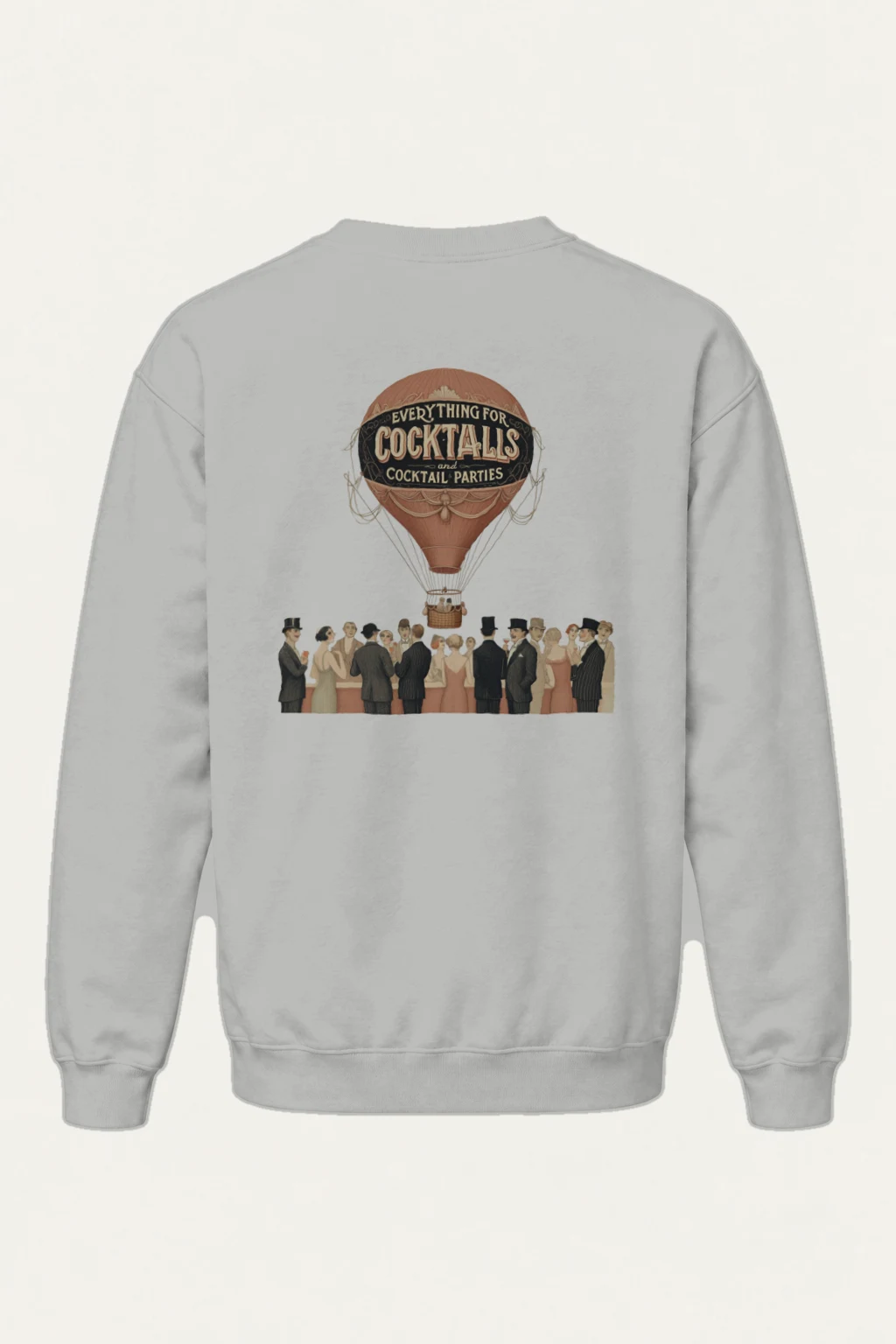 "Cocktail Party Balloon" Heavy Blend Unisex Crewneck Sweatshirt | Gildan 18000