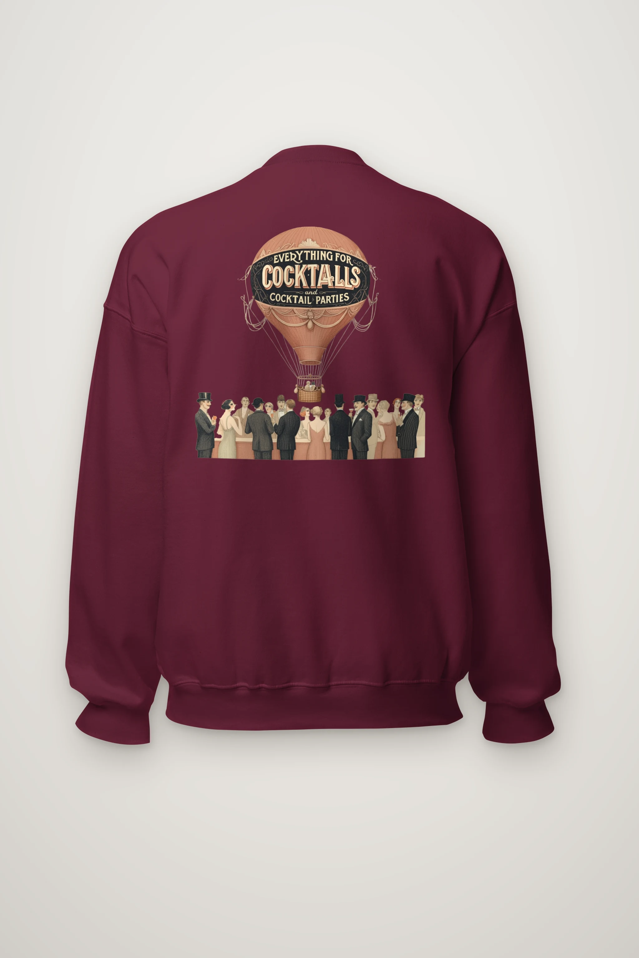 "Cocktail Party Balloon" Heavy Blend Unisex Crewneck Sweatshirt