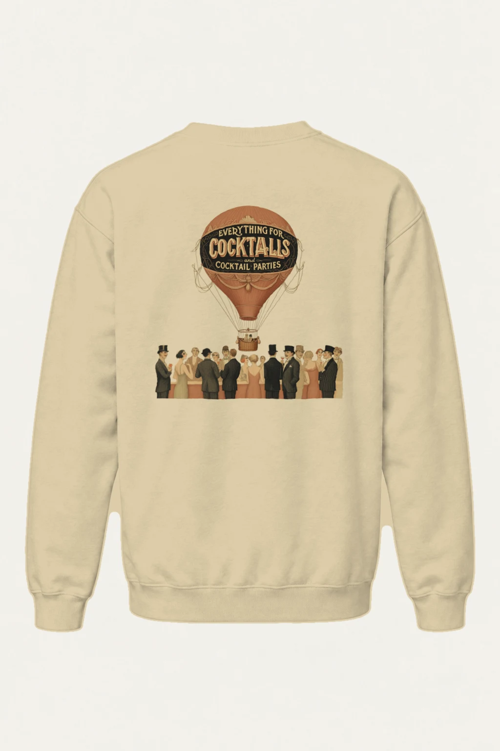 "Cocktail Party Balloon" Heavy Blend Unisex Crewneck Sweatshirt | Gildan 18000