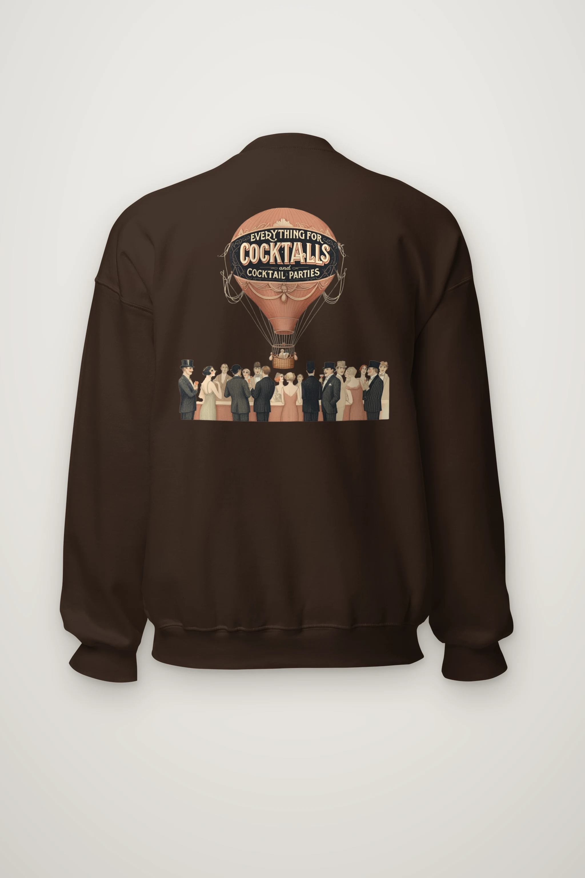 "Cocktail Party Balloon" Heavy Blend Unisex Crewneck Sweatshirt