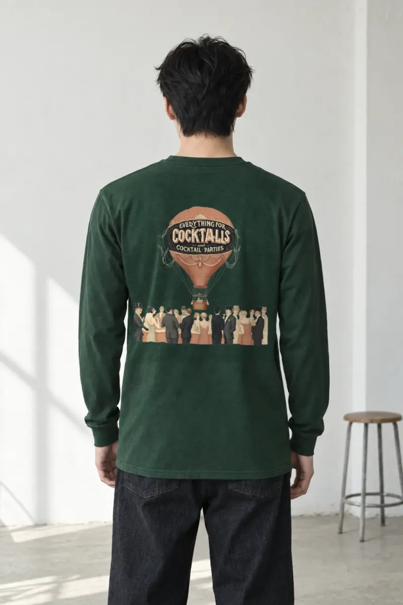 "Cocktail Party Balloon" Unisex Longsleeve T-shirt