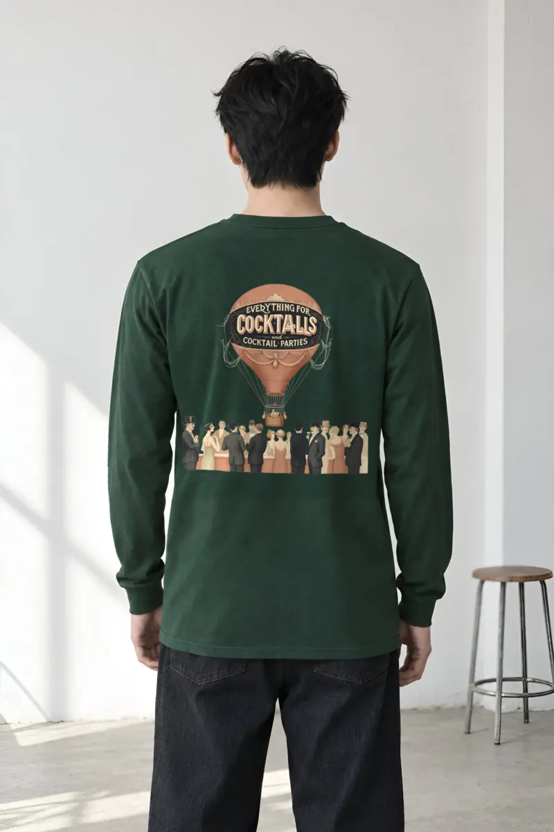 "Cocktail Party Balloon" Unisex Longsleeve T-shirt