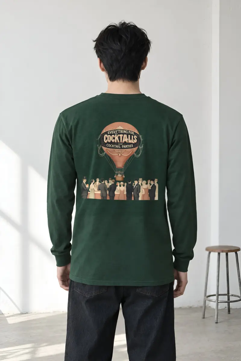 "Cocktail Party Balloon" Unisex Longsleeve T-shirt