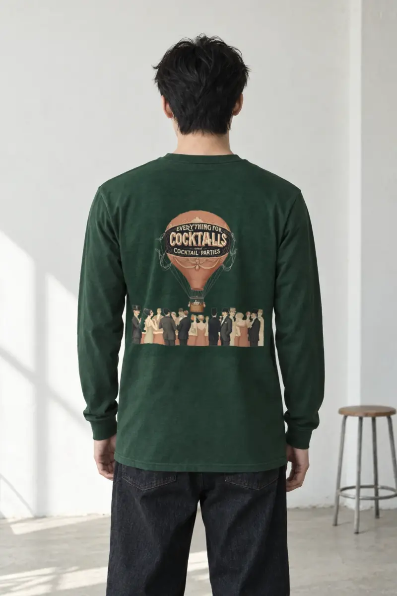 "Cocktail Party Balloon" Unisex Longsleeve T-shirt