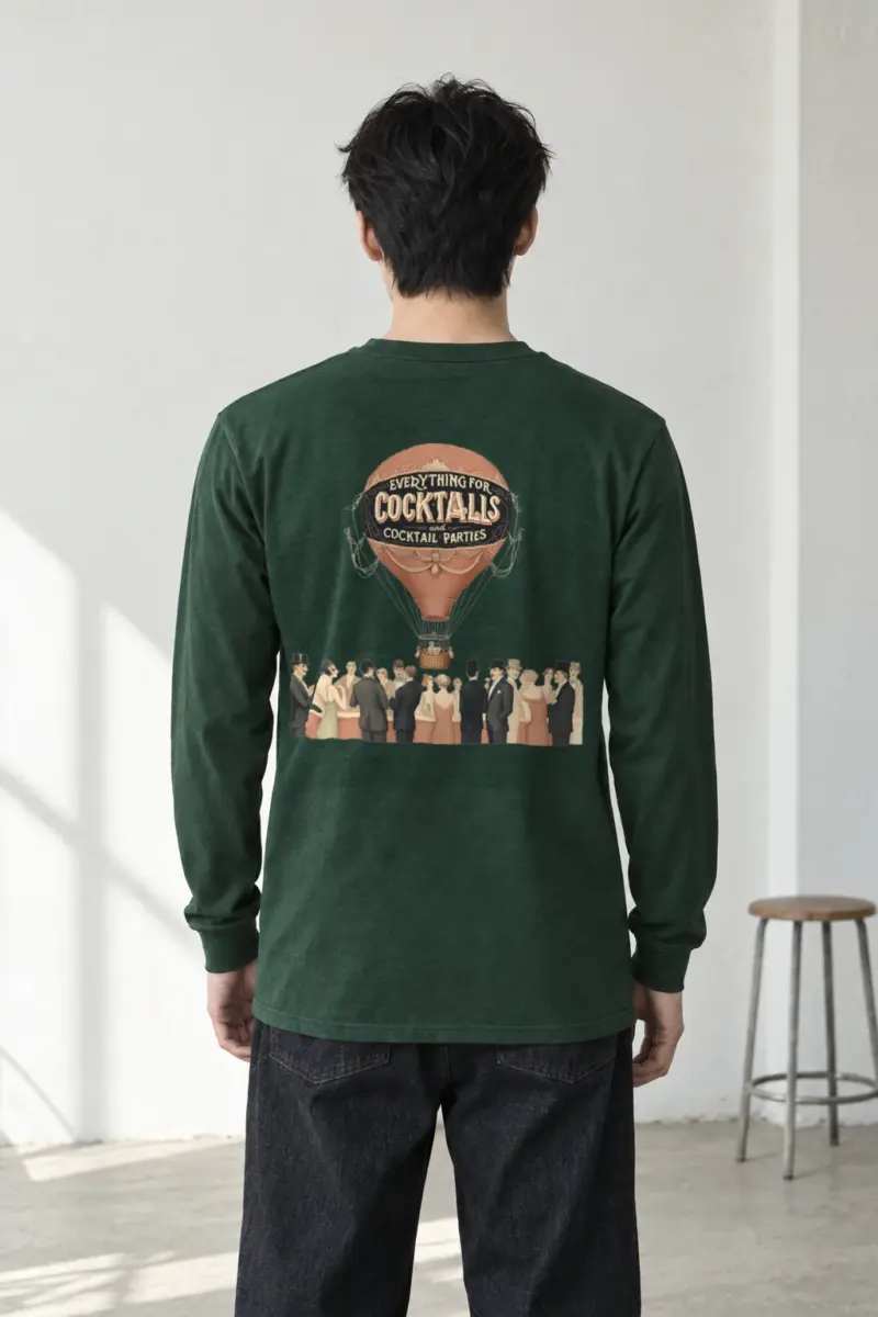"Cocktail Party Balloon" Unisex Longsleeve T-shirt