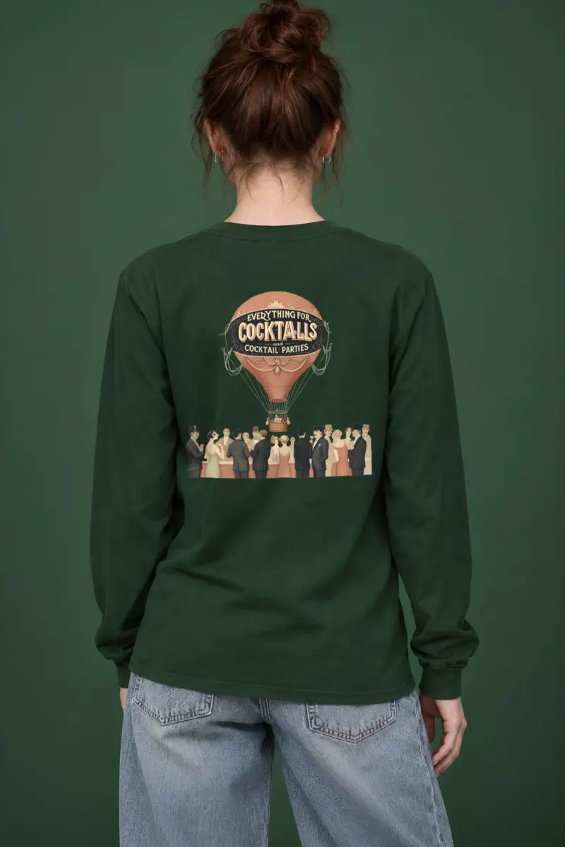 "Cocktail Party Balloon" Unisex Longsleeve T-shirt