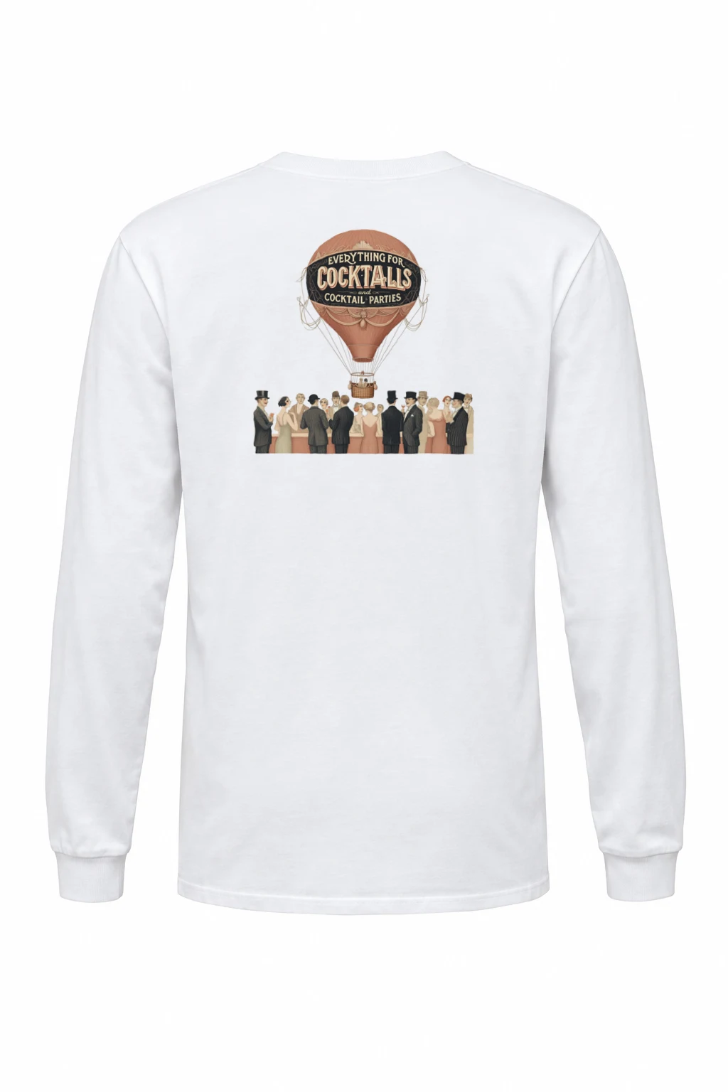 "Cocktail Party Balloon" Unisex Longsleeve T-shirt | Gildan 2400