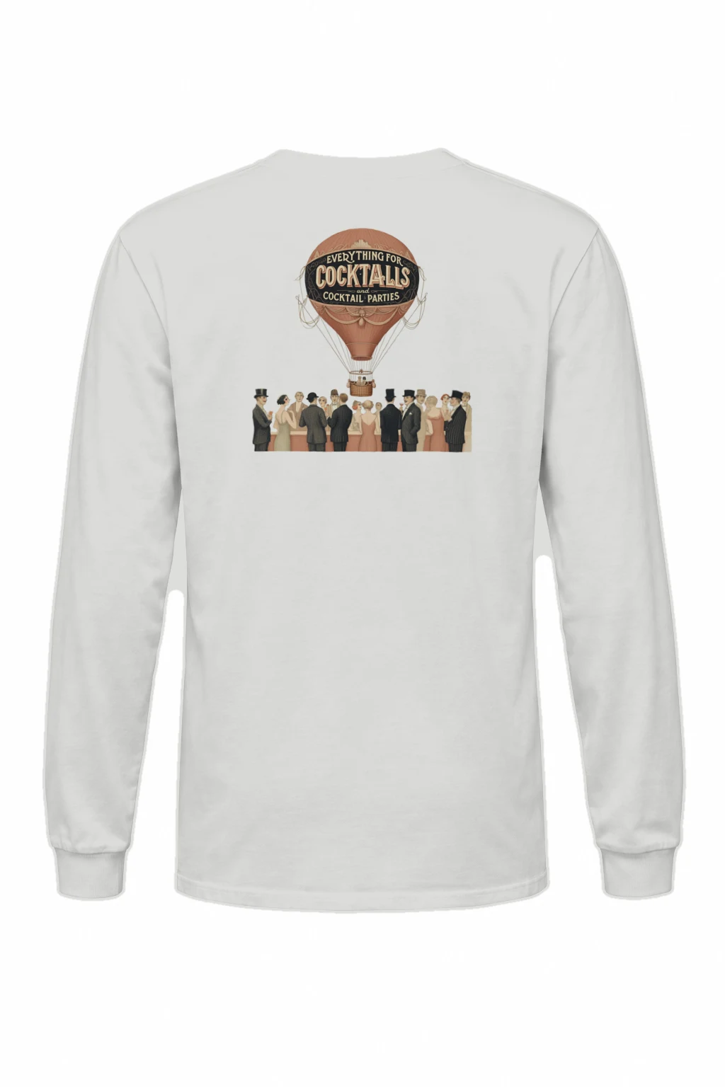 "Cocktail Party Balloon" Unisex Longsleeve T-shirt | Gildan 2400