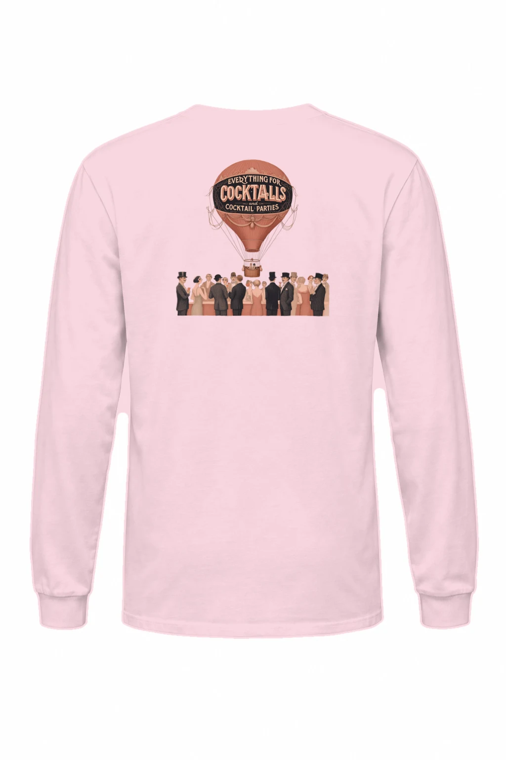 "Cocktail Party Balloon" Unisex Longsleeve T-shirt | Gildan 2400