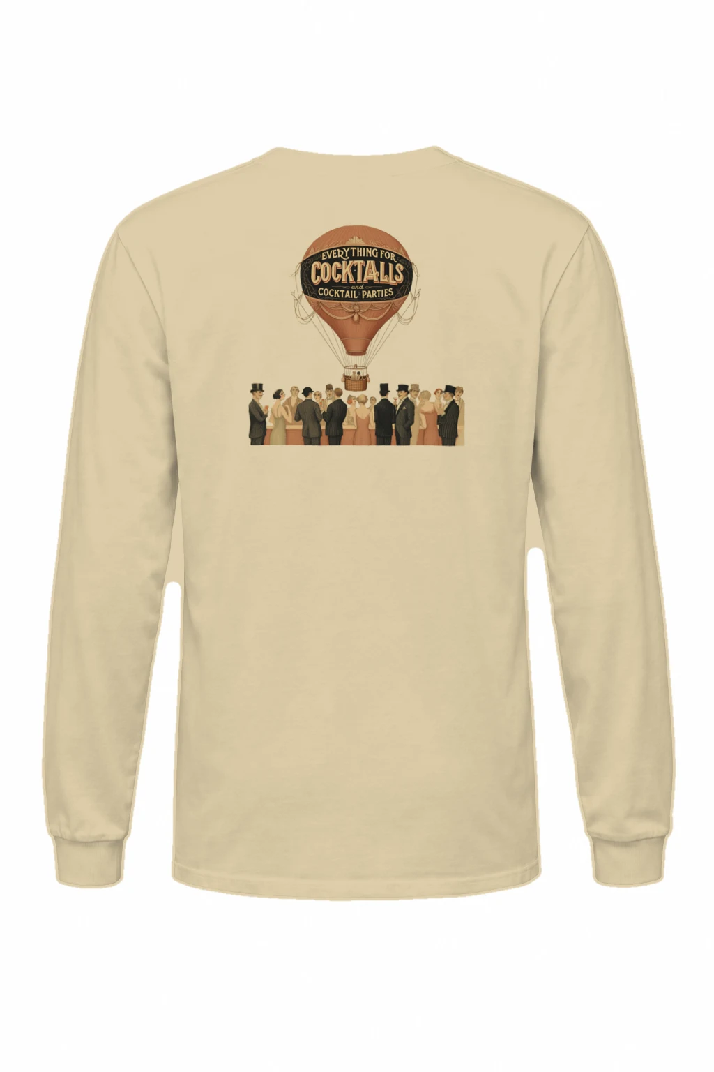"Cocktail Party Balloon" Unisex Longsleeve T-shirt | Gildan 2400