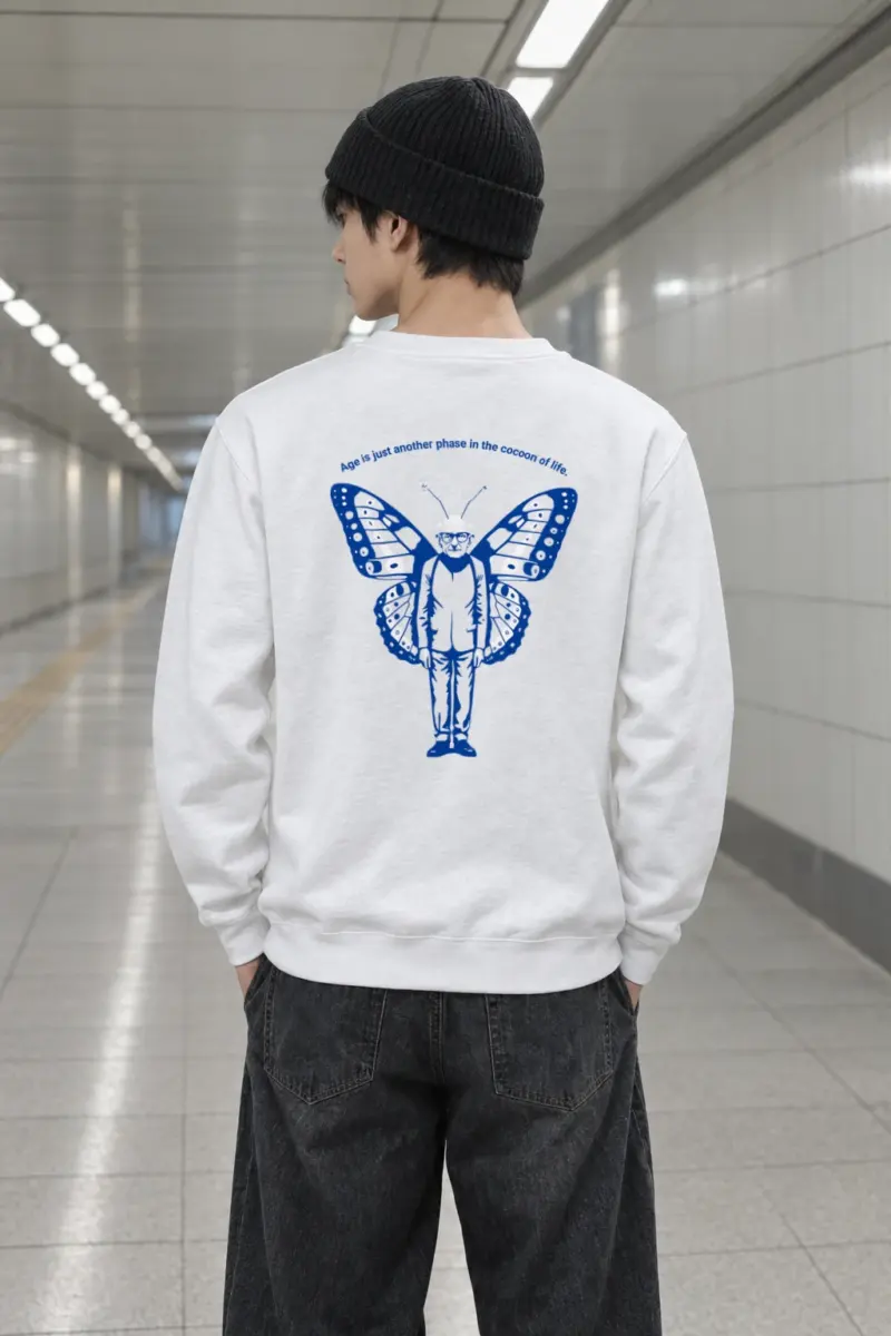"Cocoon Of Life" Heavy Blend Unisex Crewneck Sweatshirt