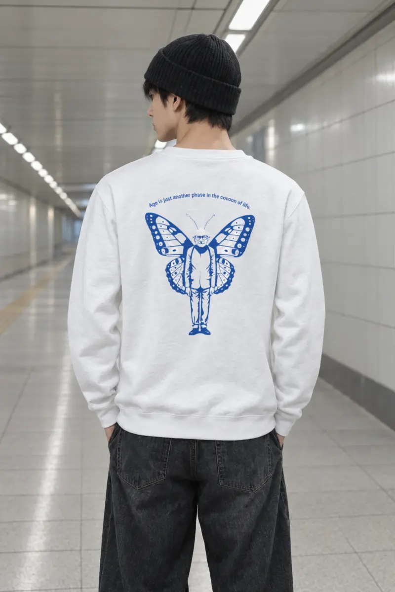 "Cocoon Of Life" Heavy Blend Unisex Crewneck Sweatshirt