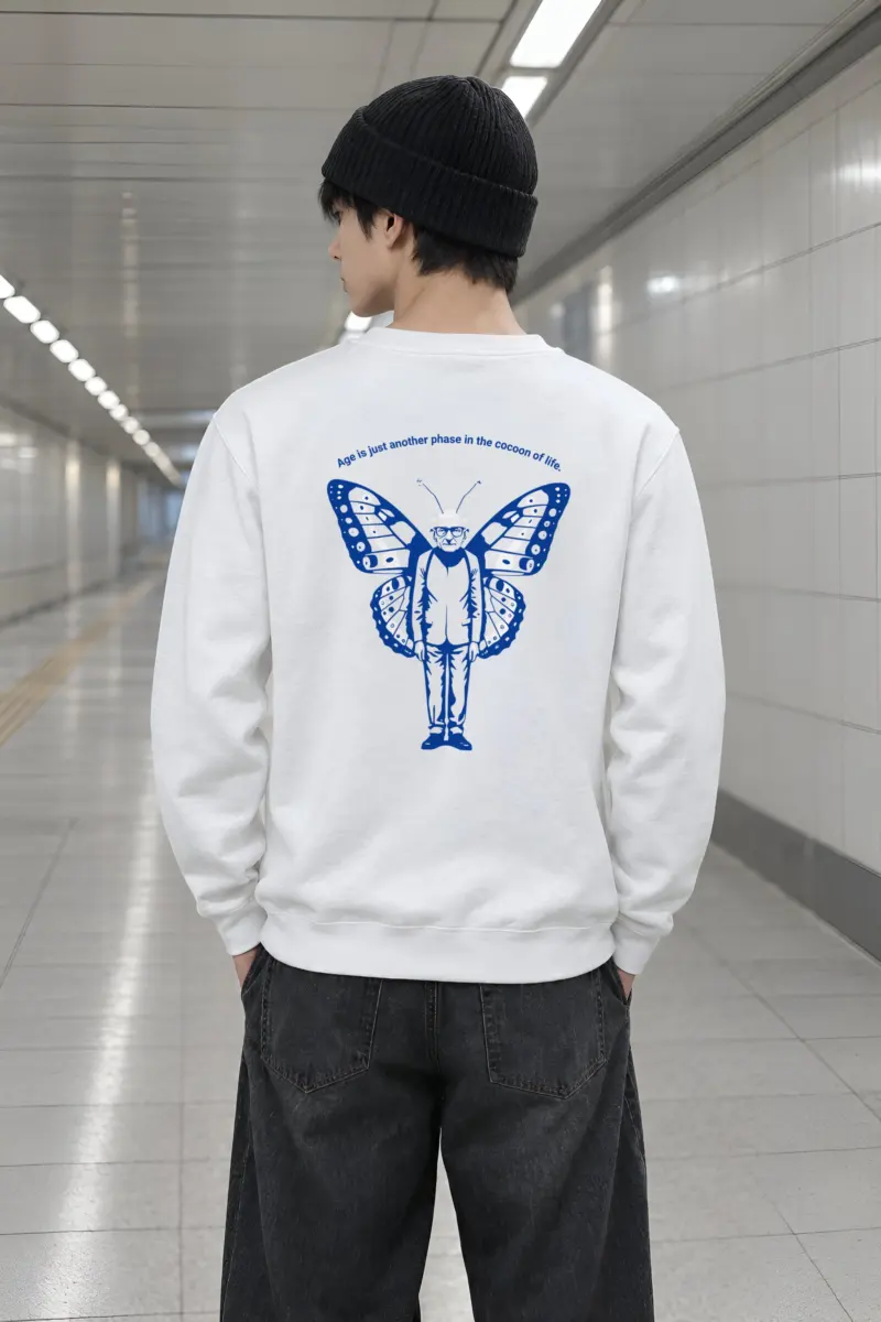 "Cocoon Of Life" Heavy Blend Unisex Crewneck Sweatshirt
