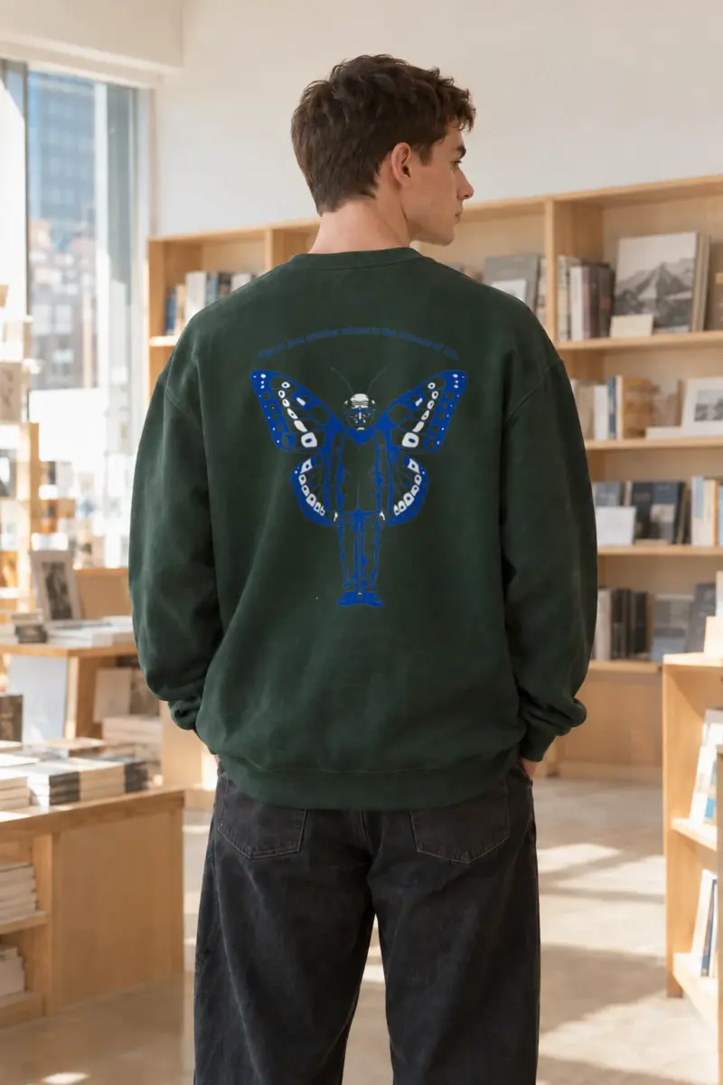 "Cocoon Of Life" Heavy Blend Unisex Crewneck Sweatshirt | Gildan 18000