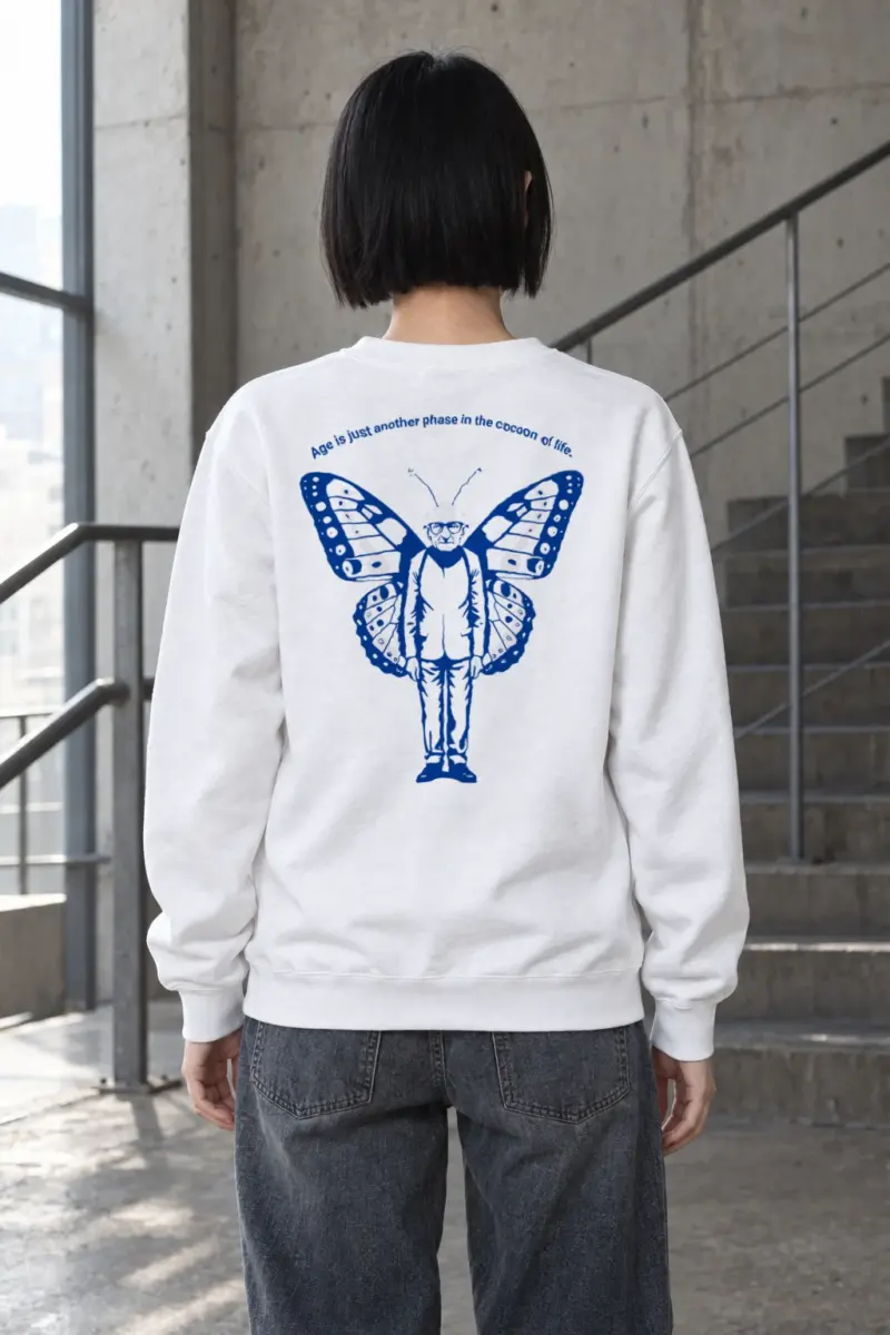 "Cocoon Of Life" Heavy Blend Unisex Crewneck Sweatshirt