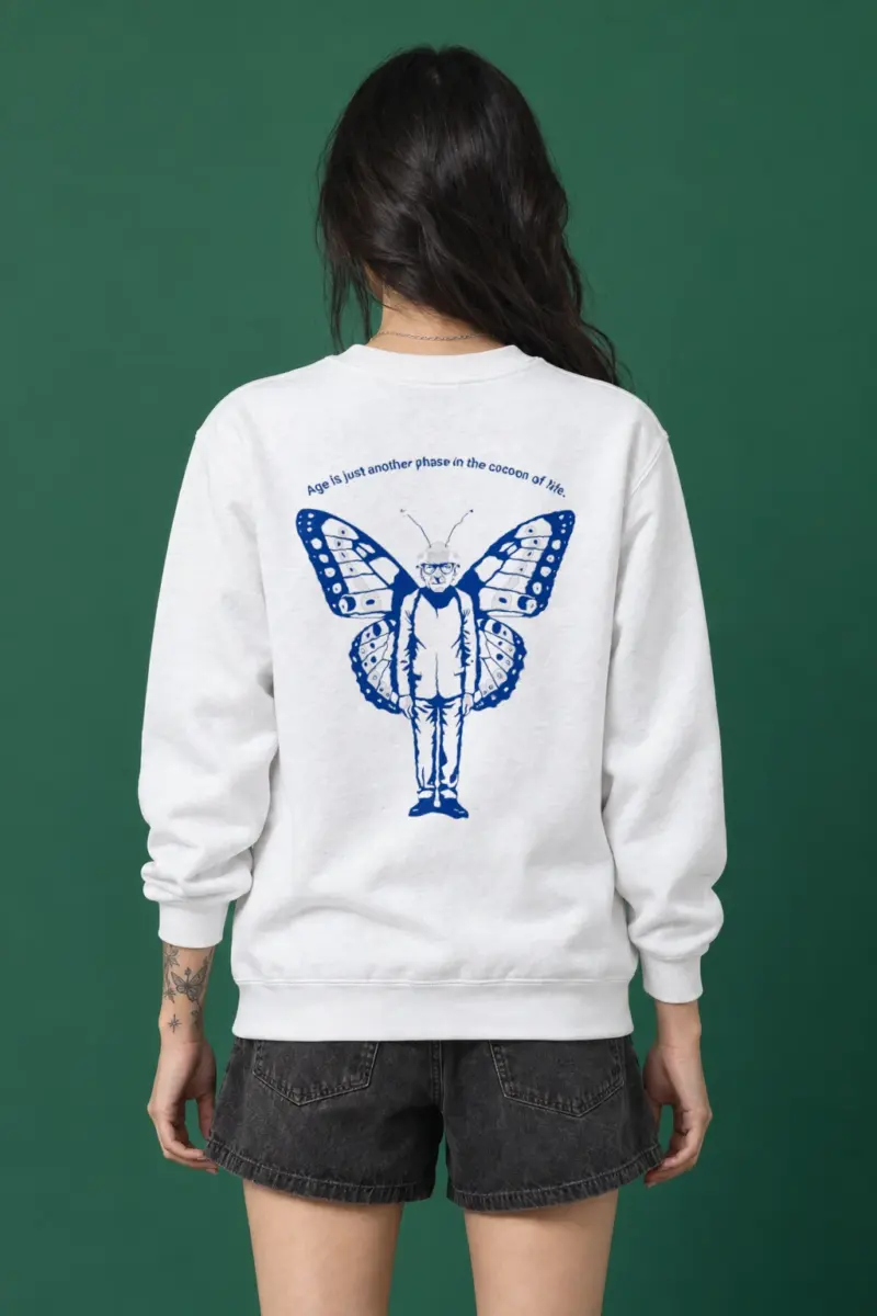 "Cocoon Of Life" Heavy Blend Unisex Crewneck Sweatshirt