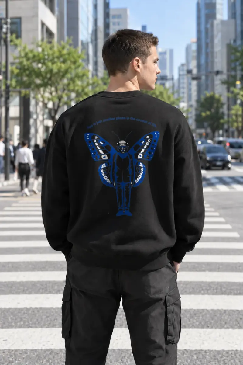 "Cocoon Of Life" Heavy Blend Unisex Crewneck Sweatshirt | Gildan 18000