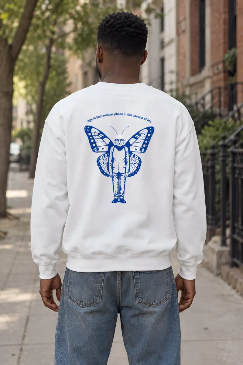 "Cocoon Of Life" Heavy Blend Unisex Crewneck Sweatshirt