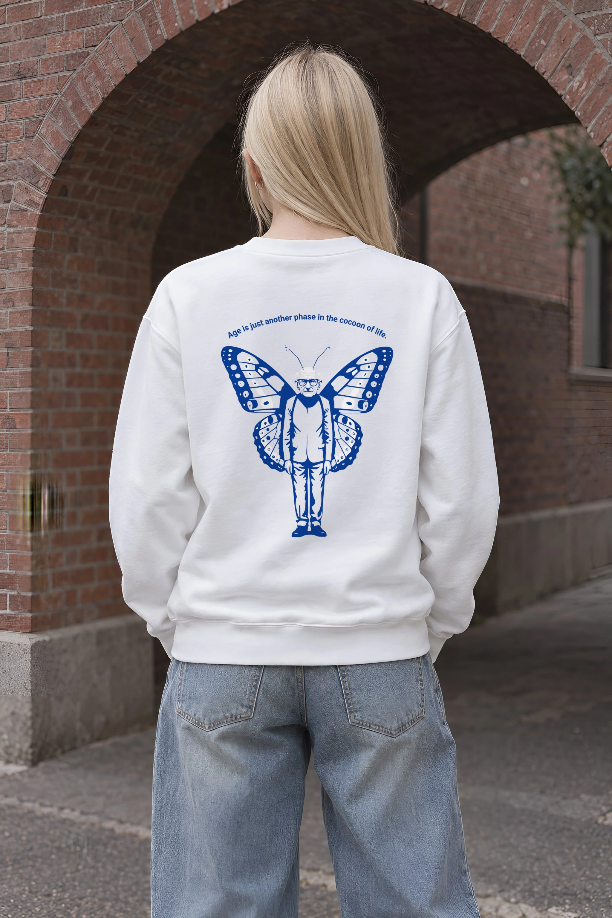 "Cocoon Of Life" 1 Crewneck Sweatshirt