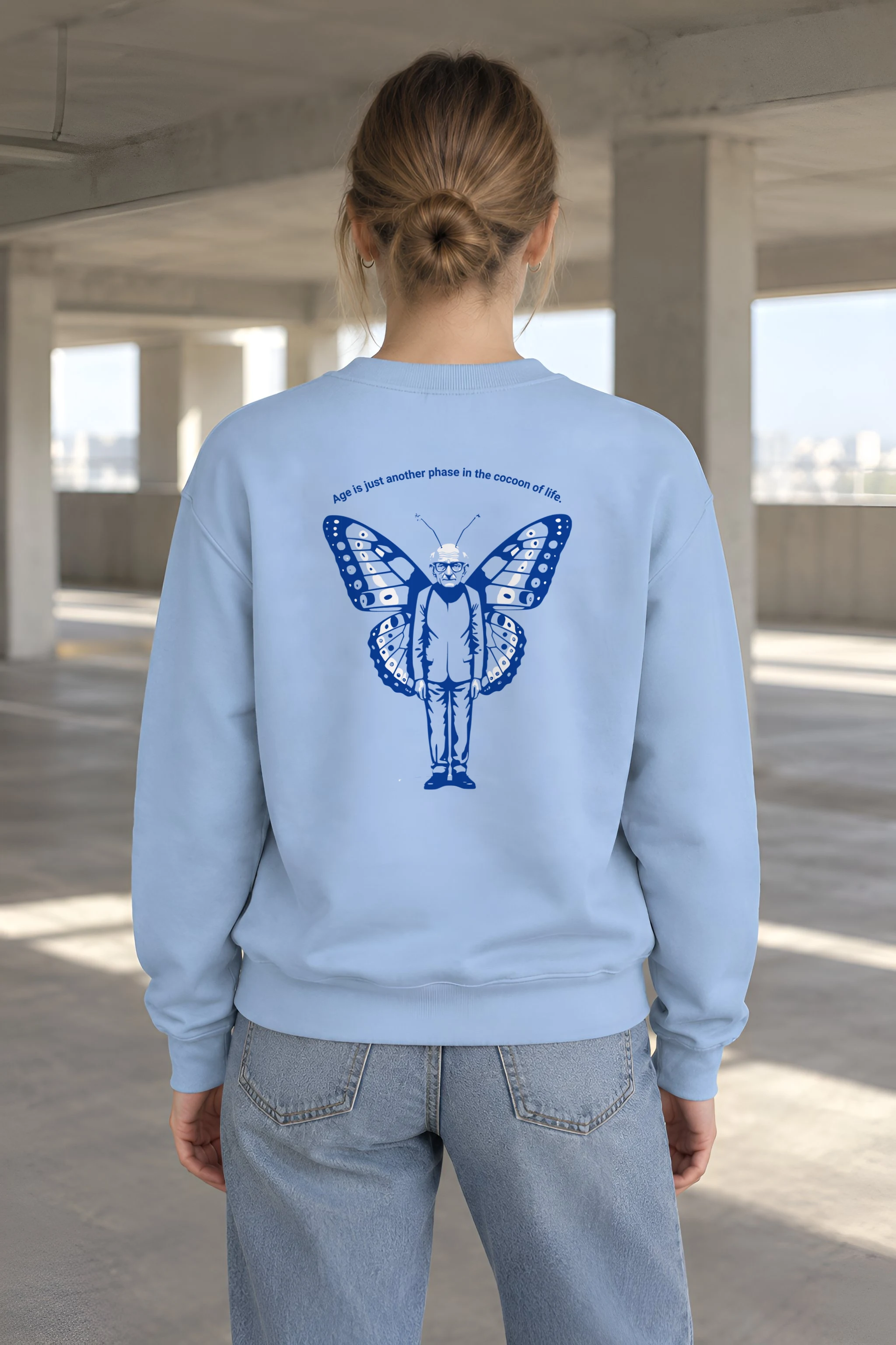 "Cocoon Of Life" 1 Crewneck Sweatshirt