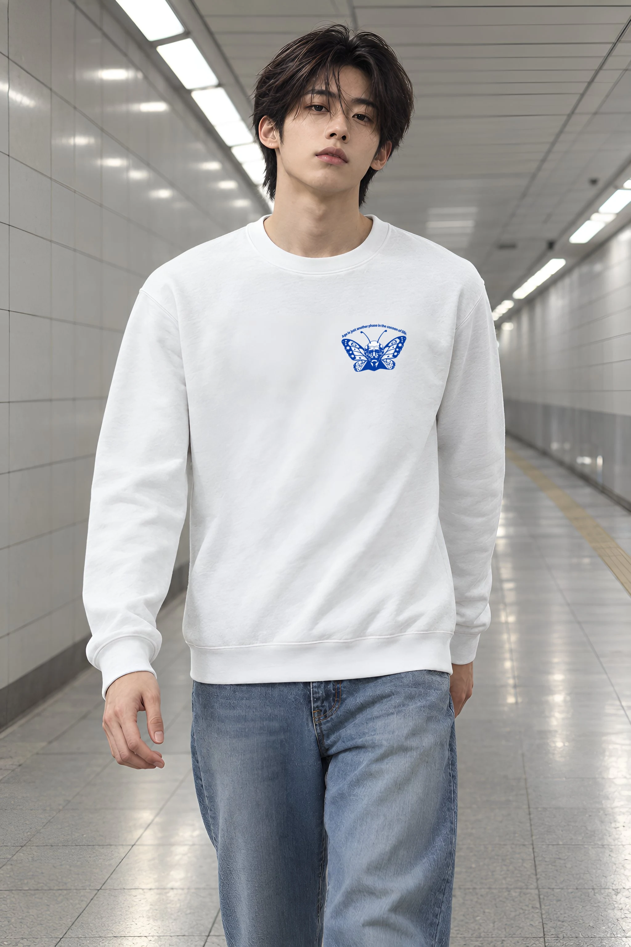 "Cocoon Of Life" 1 Crewneck Sweatshirt