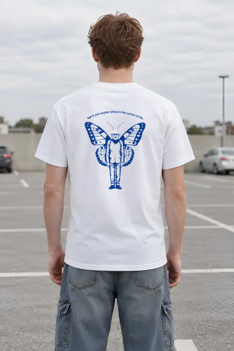 "Cocoon Of Life" Heavyweight Unisex Crewneck T-shirt