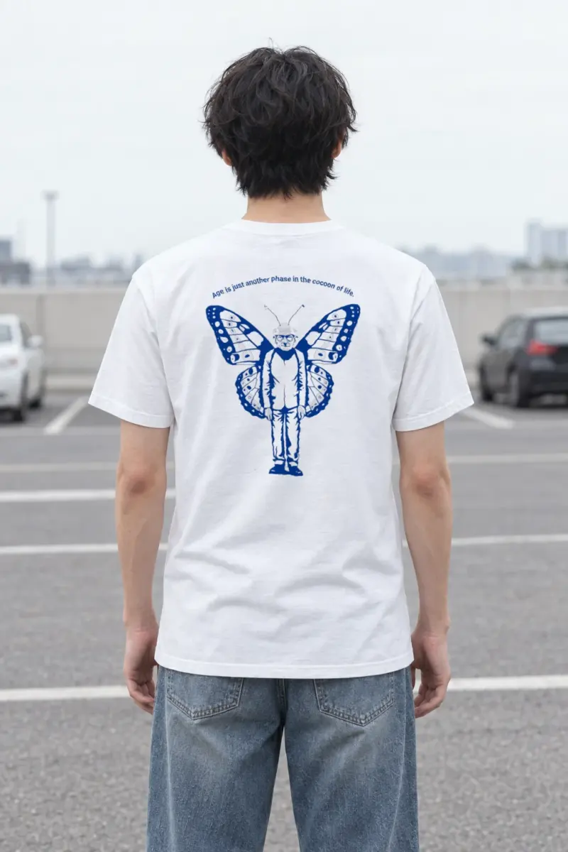 "Cocoon Of Life" Heavyweight Unisex Crewneck T-shirt
