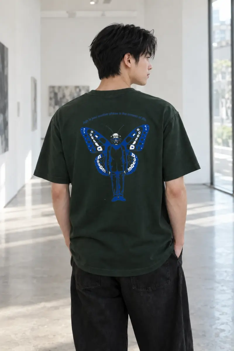 "Cocoon Of Life" Heavyweight Unisex Crewneck T-shirt | Gildan 5000