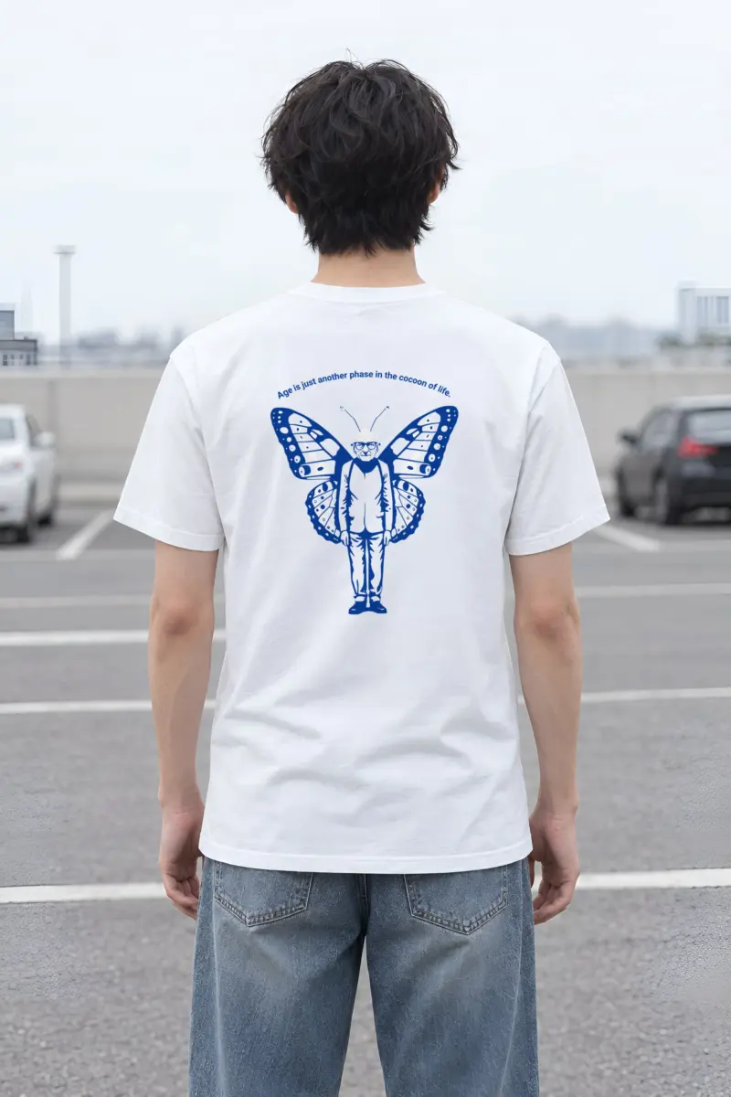"Cocoon Of Life" Heavyweight Unisex Crewneck T-shirt