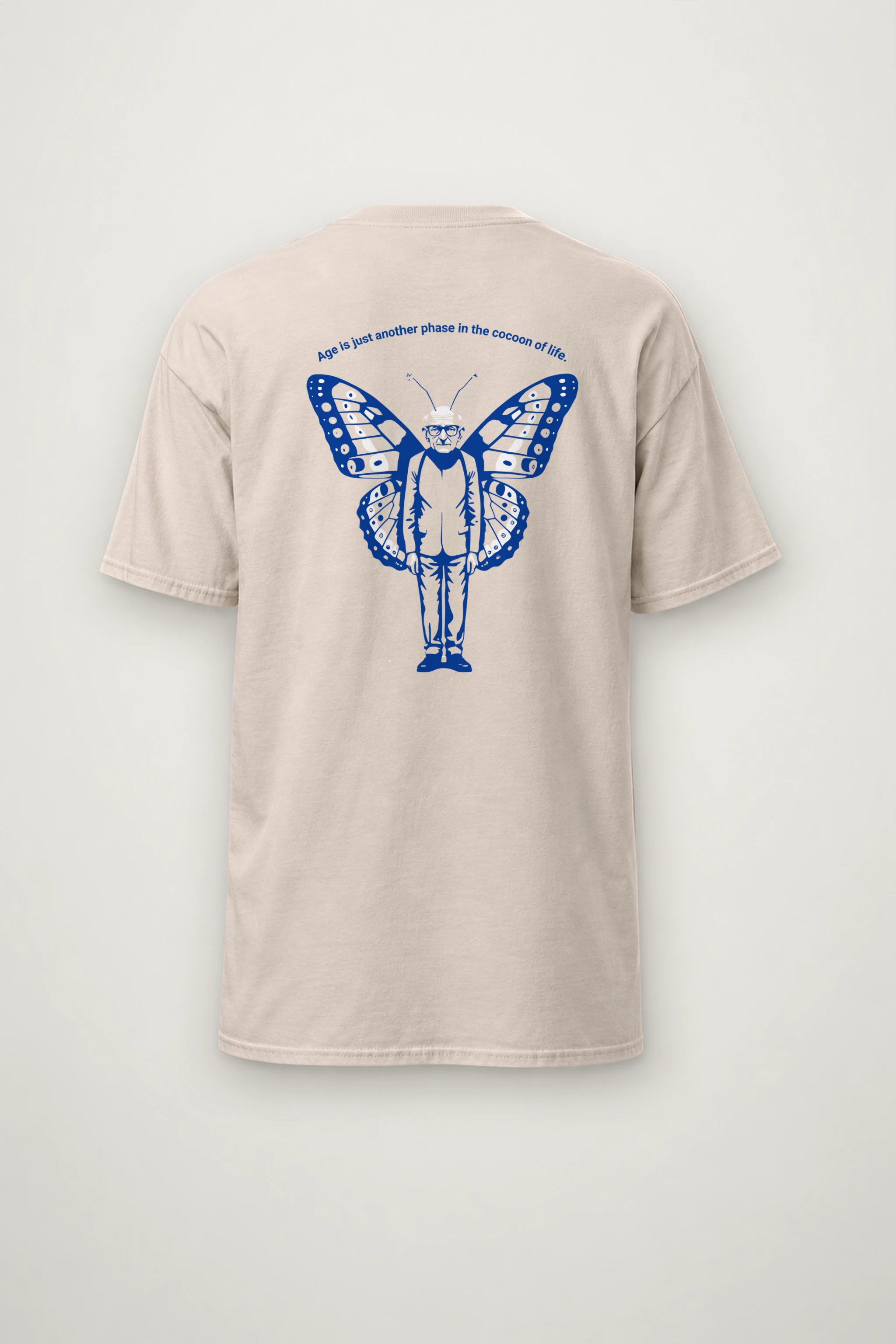 "Cocoon Of Life" Heavyweight Unisex Crewneck T-shirt