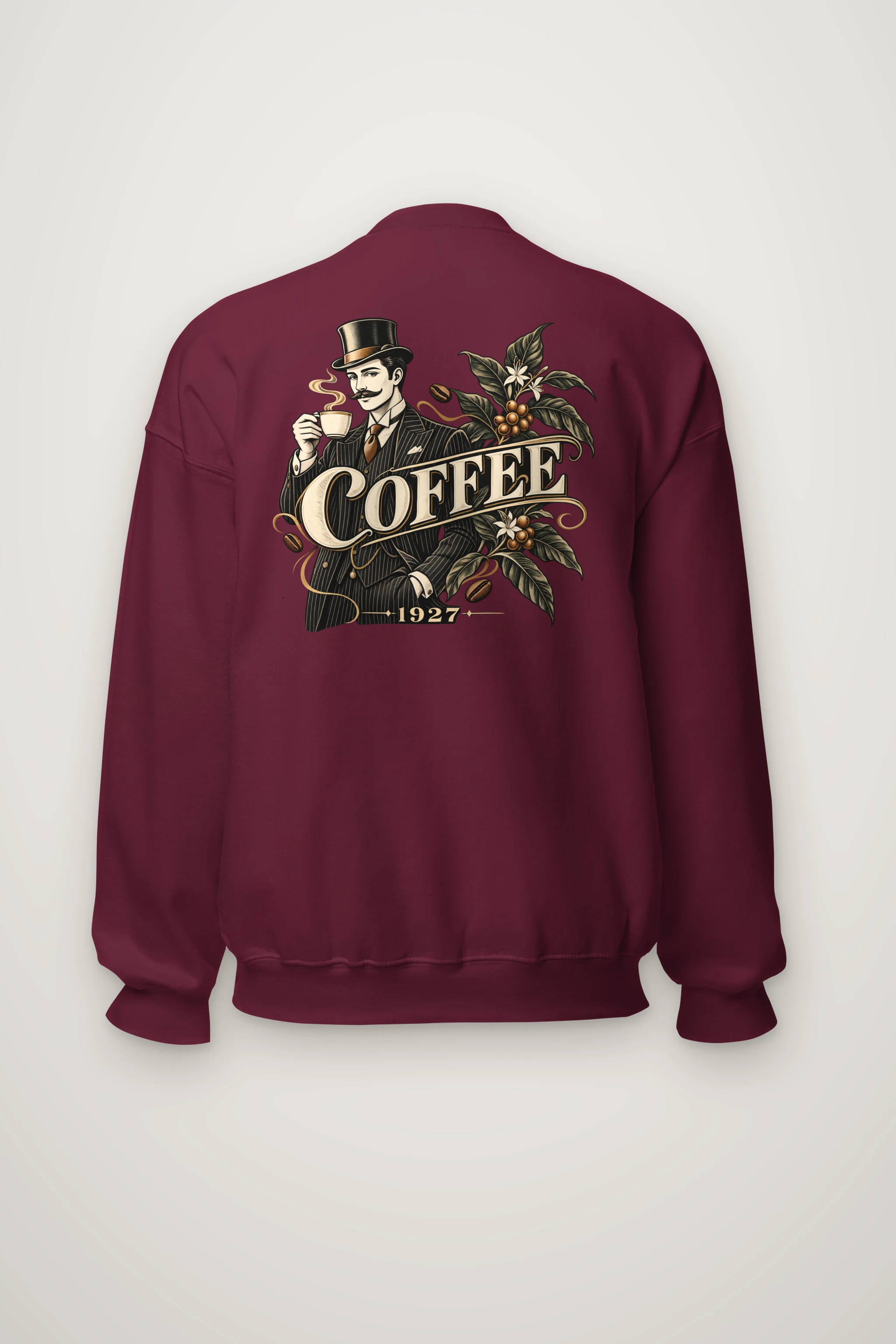 "Coffee 1927" Heavy Blend Unisex Crewneck Sweatshirt