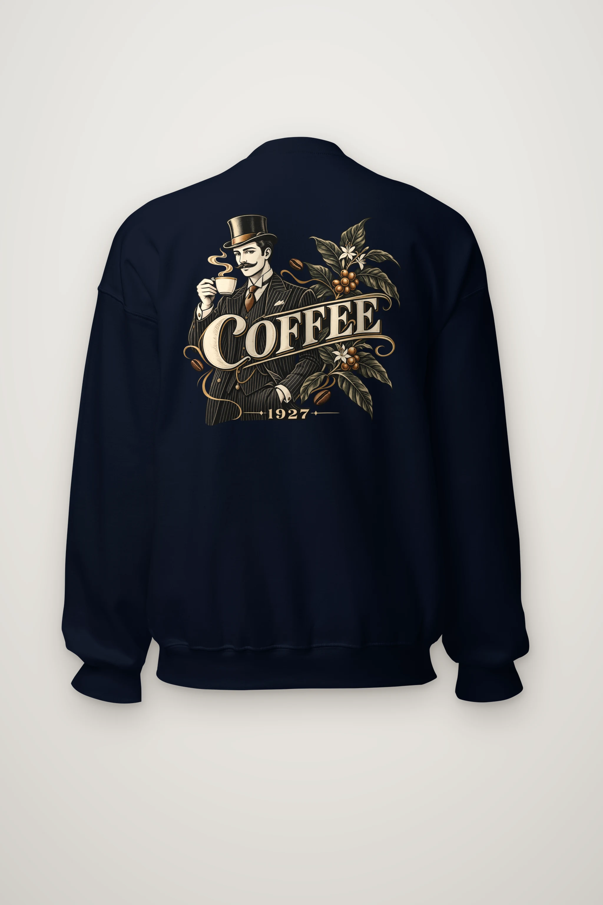 "Coffee 1927" Heavy Blend Unisex Crewneck Sweatshirt