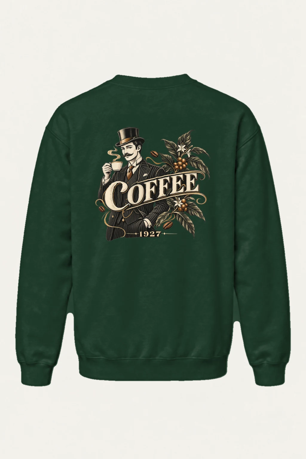 "Coffee 1927" Heavy Blend Unisex Crewneck Sweatshirt | Gildan 18000