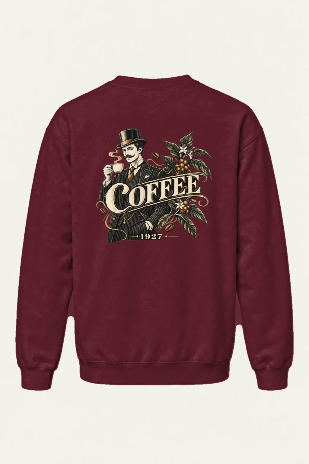 "Coffee 1927" Heavy Blend Unisex Crewneck Sweatshirt | Gildan 18000