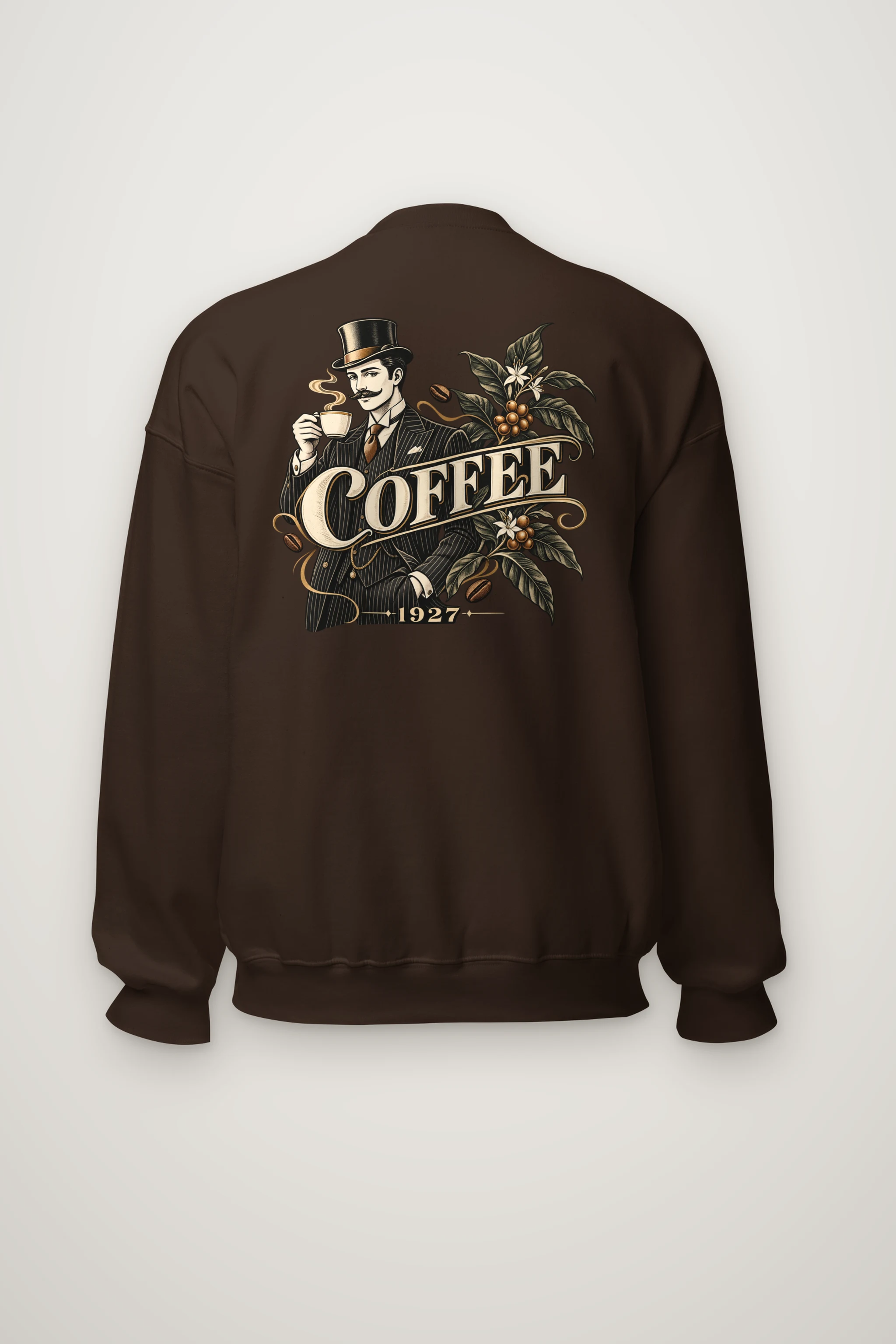 "Coffee 1927" Heavy Blend Unisex Crewneck Sweatshirt