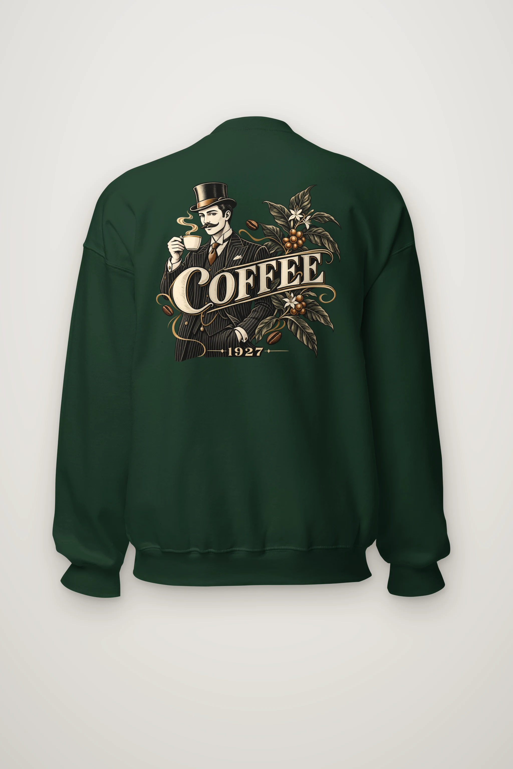 "Coffee 1927" Heavy Blend Unisex Crewneck Sweatshirt