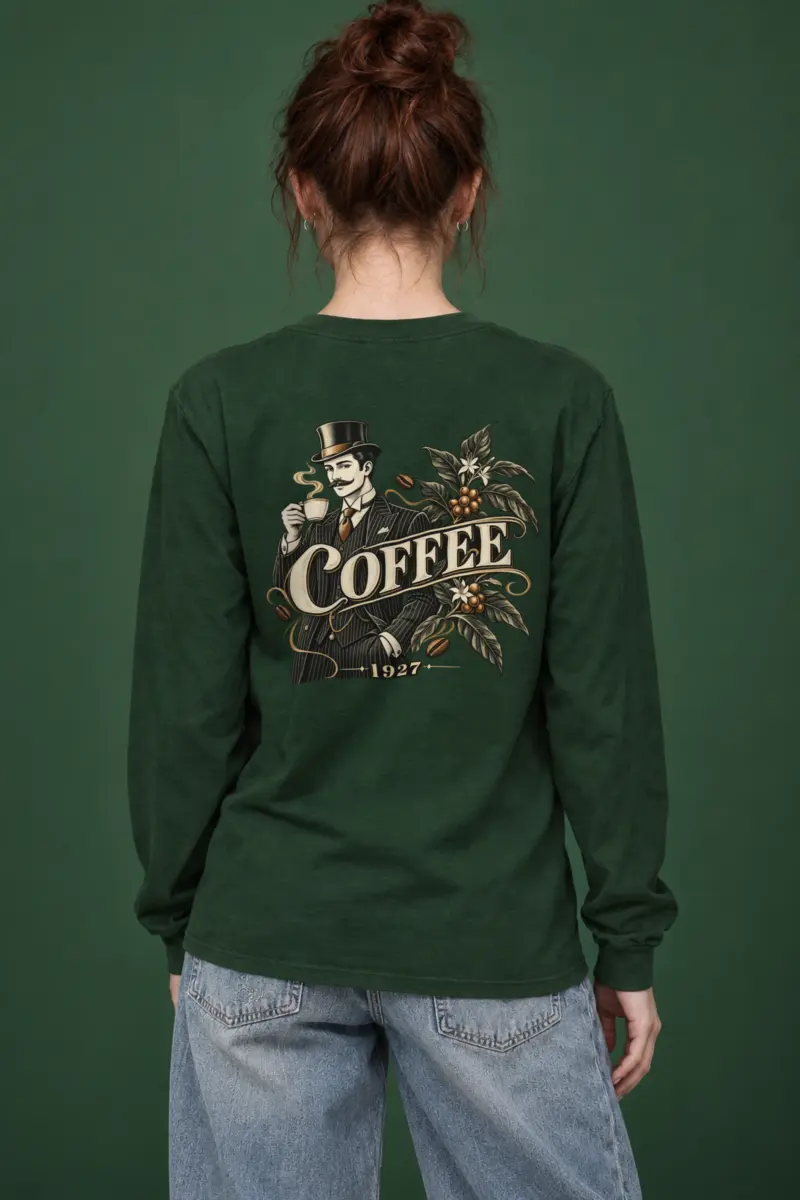 "Coffee 1927" Unisex Longsleeve T-shirt
