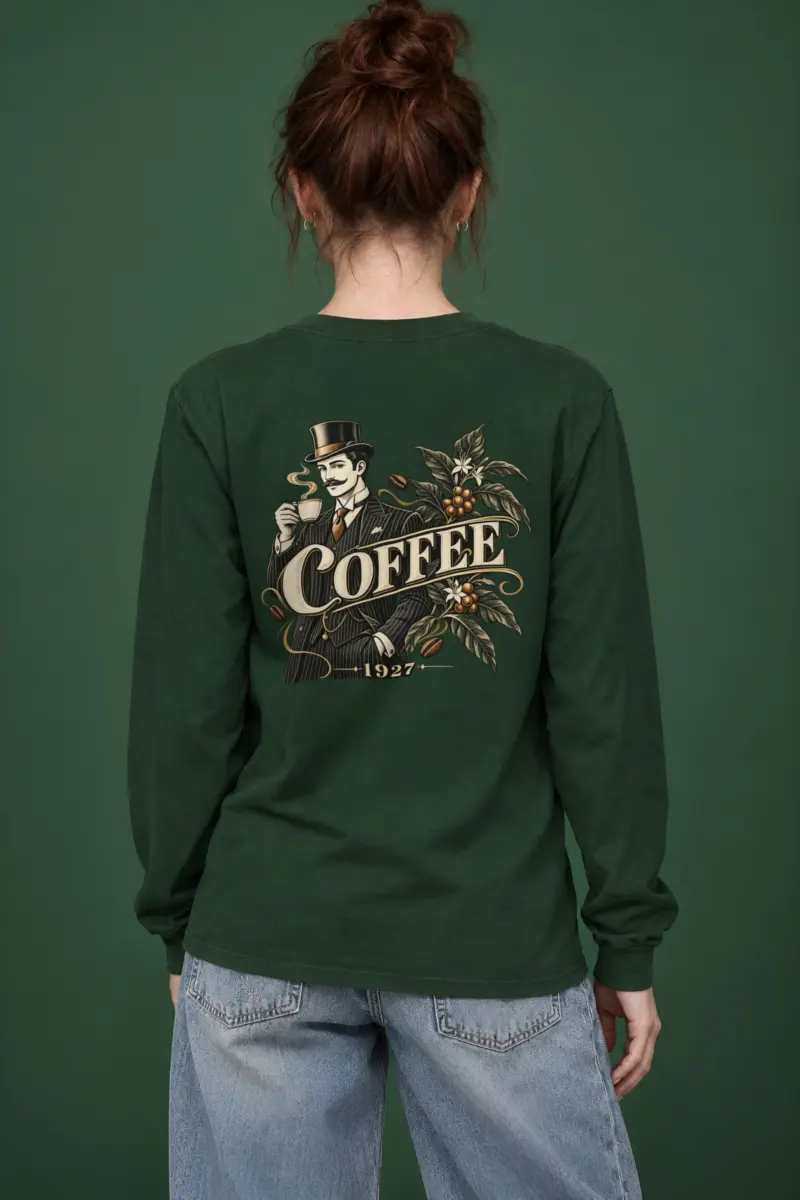 "Coffee 1927" Unisex Longsleeve T-shirt