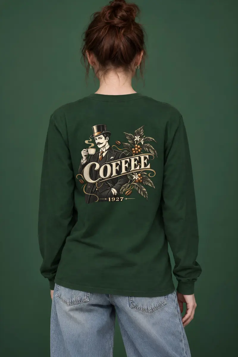 "Coffee 1927" Unisex Longsleeve T-shirt